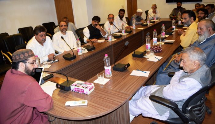 Mirwaiz warms of mass agitation if ‘any tinkering with 35-A allowed’