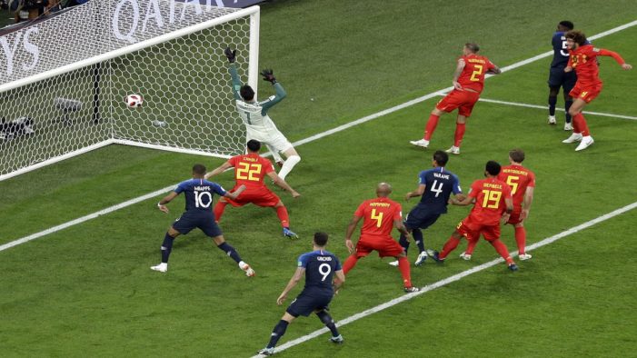 France advance to World Cup final, beat Belgium 1-0