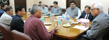 Governor reviews developmental works of Leh