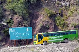 Karvan-e-Aman bus leaves for Kaman Post to cross over to PaK