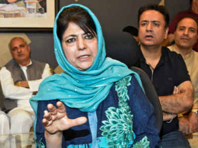 Tampering with Art 35A would nullify JK’s accession to Union: Mehbooba Tampering with Art 35A would nullify JK’s accession to Union: Mehbooba