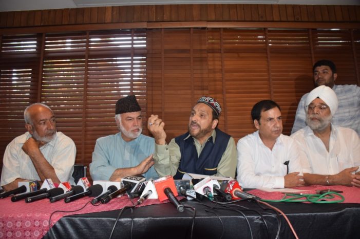 JKCSCC calls for state-wide shutdown on August 27 to protest onslaught on Article 35-A, 370