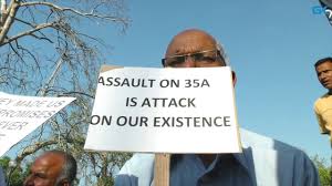 Valley’s Biz Community launches week long protest programme against attack on Article 35-A