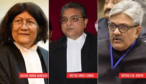 3 judges including Justice K M Joseph sworn in as judges of SC