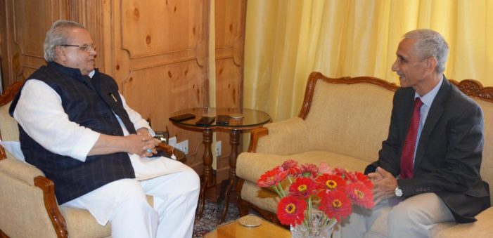 Dineshwar Sharma meets Governor
