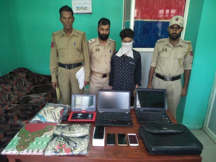 Srinagar police solves theft cases: accused arrested