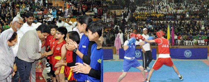 Secretary YSS declares open Martial Arts Carnival 2018 in Srinagar