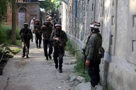 Govt  forces launch searches in Bandipora village in north Kashmir
