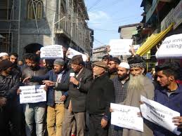 JRL holds protest demonstration in Srinagar