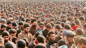 South Kashmir:  Multiple rounds of funeral prayers held for slain LeT commander in Arwani