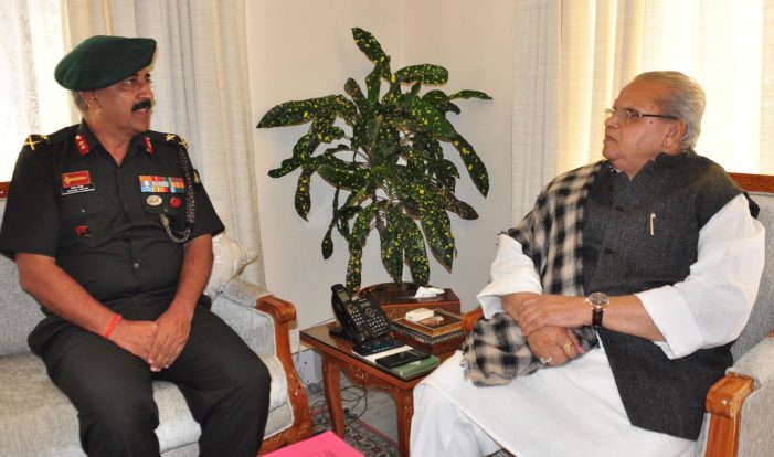 GoC 26 Inf Division meets Governor
