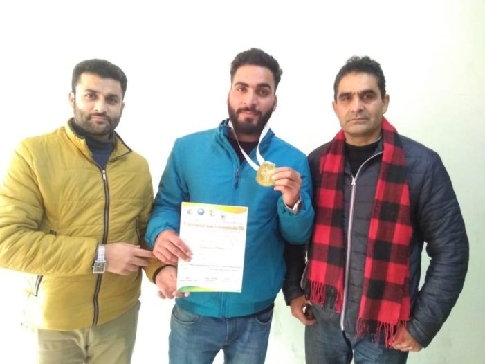 KU students bags gold medal in 4th International Thang Ta Championship at Imphal