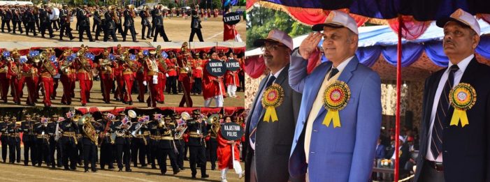 Advisor Sharma attends closing ceremony of   All India Police Band Competition-2018