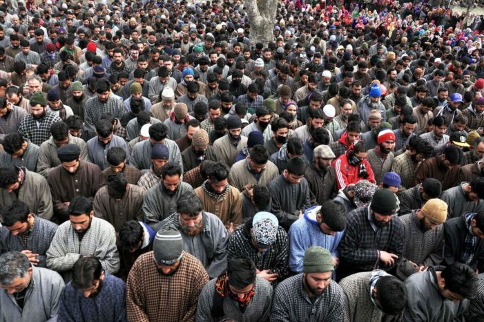 Thousands attend funeral of slain militant, civilian in Pulwama Thousands attend funeral of slain militant, civilian in Pulwama