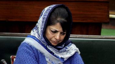 Stones Pelted At Mehbooba Mufti’s Motorcade In South Kashmir’s Anantnag