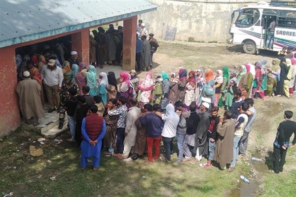 LS Polls:  35.52% till 1 pm in Jammu, Baramulla constituencies