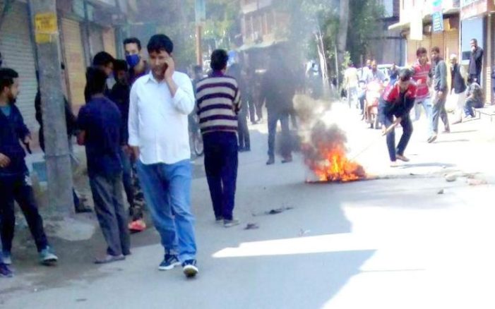 Bandipora minor’s rape : Protests erupt in several Srinagar areas