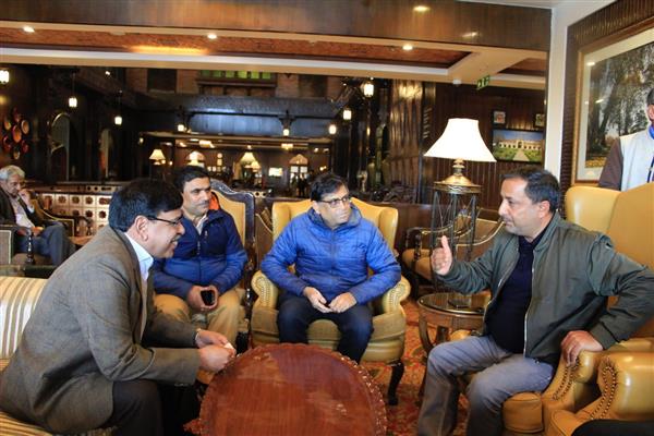 Union Secretary Tourism holds meet with Dir tourism Kashmir, tourism players