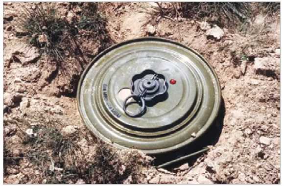 Anti-tank mine recovered in Samba district of Jammu and Kashmir