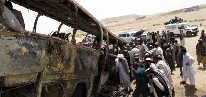 Roadside bomb kills at least 34 civilians in Afghanistan
