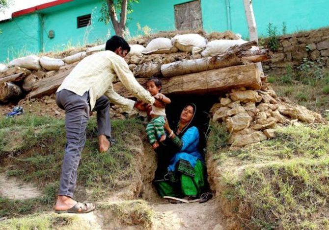 150 bunkers ready in Poonch, work on 350 nearing completion: Officials 150 bunkers ready in Poonch, work on 350 nearing completion: Officials