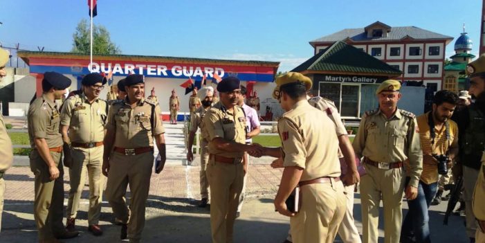 DGP visits Ganderbal, reviews security scenario