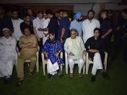 All-party meeting at Mehbooba Mufti’s house over tension in Kashmir