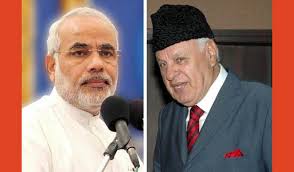 Farooq led delegation meet Modi