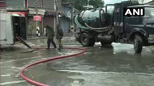 Water logged areas cleared