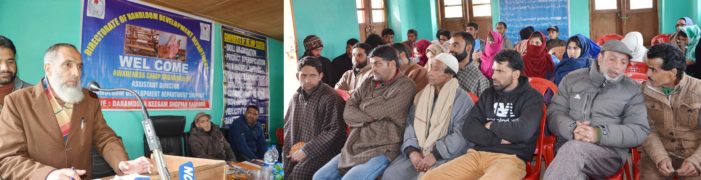 Handloom, Handicraft departments organizes awareness camps at Shopian, Anantnag, Kupwara
