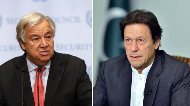 ‘Help Kashmiris achieve right of self-determination’: Pak PM Imran Khan urges UN