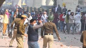 Shots fired in north-east Delhi’s Maujpur in clashes between pro and anti-CAA groups