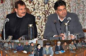 Khurshid, Talat take stock of public grievances at Srinagar
