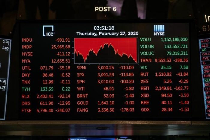 Global stock losses hit $6 trillion as coronavirus fear spreads
