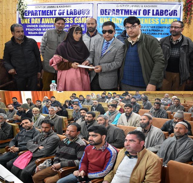 Labour Department organizes Awareness Camp in Kupwara