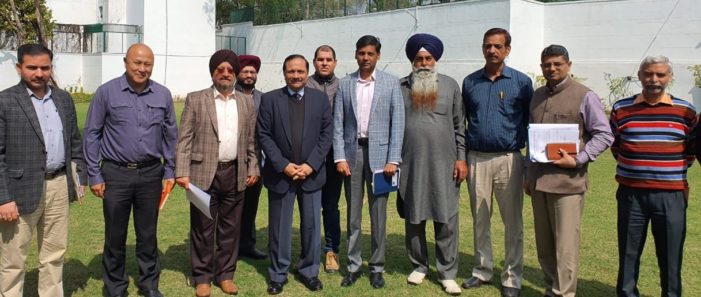 Transport Welfare Association Jammu calls on Advisor Bhatnagar