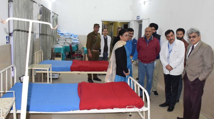Atal Dullo reviews quarantine facilities in Jammu