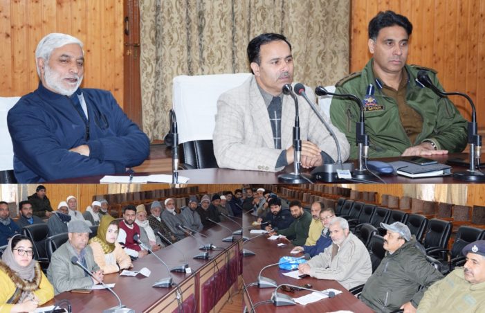 DC Baramulla chairs coronavirus sensitization programmes