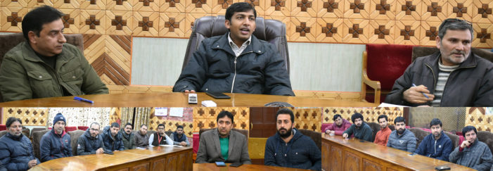 DC Kupwara interacts with media persons