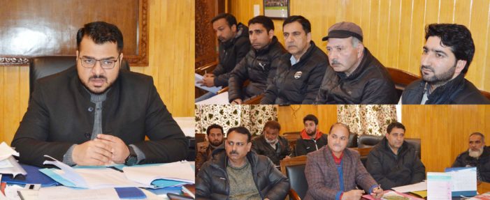 DDC Shopian reviews formulation of water conservation plan
