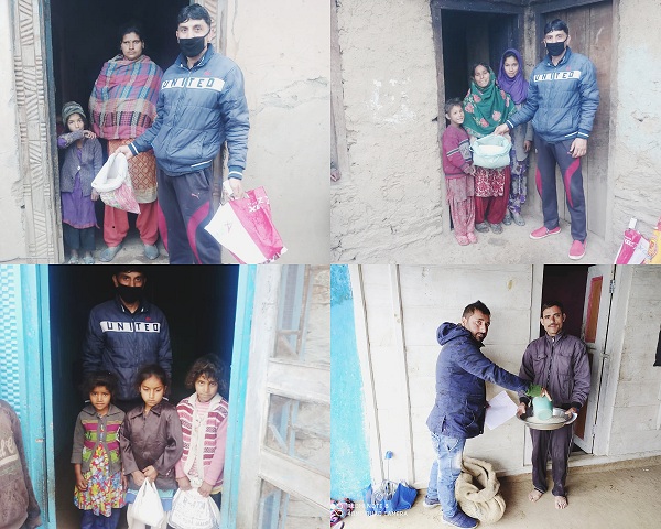 District administration starts distribution of dry mid day meal to the students at their doorsteps in Doda