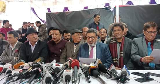 Former J&K minister Altaf Bukhari launches Apni Party in Srinagar