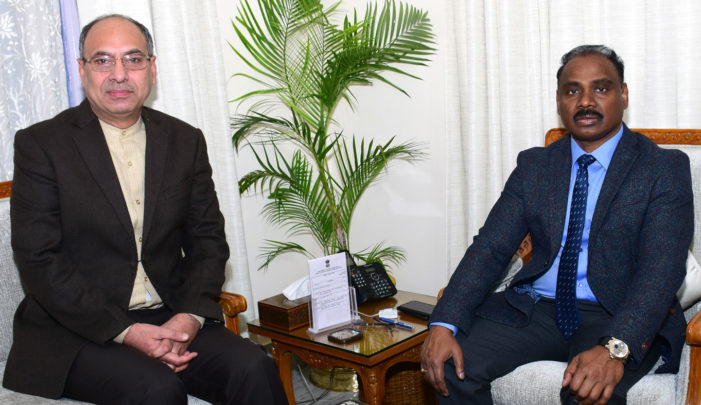 Chairperson J&K Law Commission meets Lt Governor