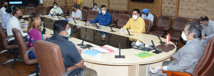 Advisor Baseer Khan reviews power scenario in Jammu division