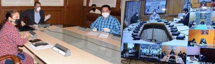 Advisor Baseer Khan exhorts PRIs, departments to work collectively for combating the Pandemic