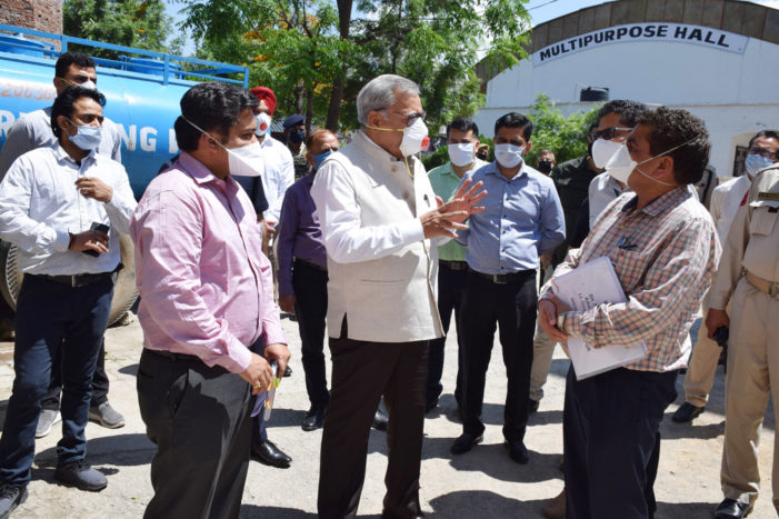 COVID-19: Advisor Khan reviews working of health, essential services in Udhampur