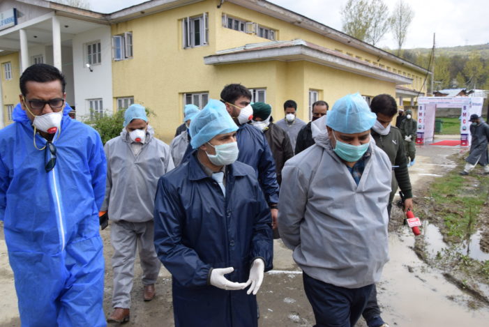 Decontamination, Sanitation tunnel at GMC B’la