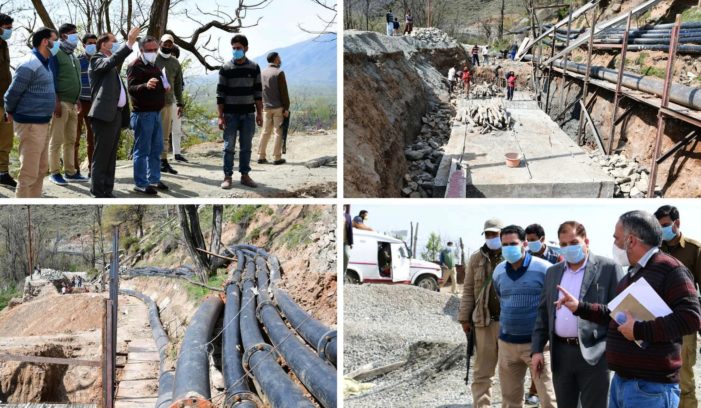 Expedite work on breached spot on SE Canal: DDC Ganderbal