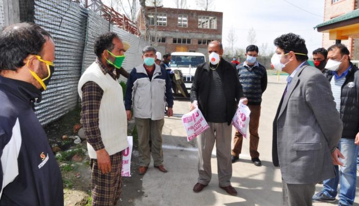 1000 volunteers registered under Project Jazbaa to fight Covid-19 In Pulwama