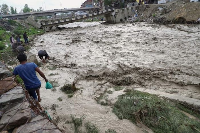 Four women killed in flash floods in Kashmir